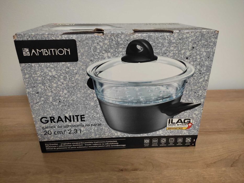 Garnek do gotowania na parze Ambition 20 cm