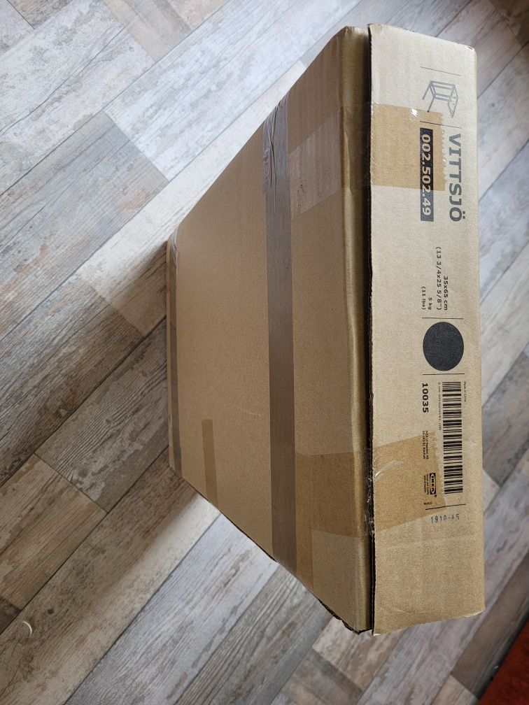 Stolik nowy  Ikea vittsjo pod laptop czarny 35x65