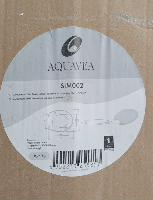 simul pp deska sedesowa Aquavea