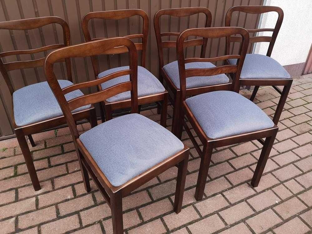 Krzesła ART-DECO Stare Antyk Komplet 6 Sztuk Po Renowacji Okazja.