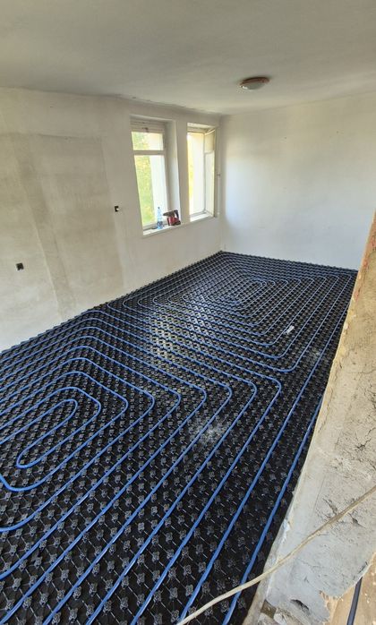 Frezowanie wylewek pod ogrzewanie podłogowe