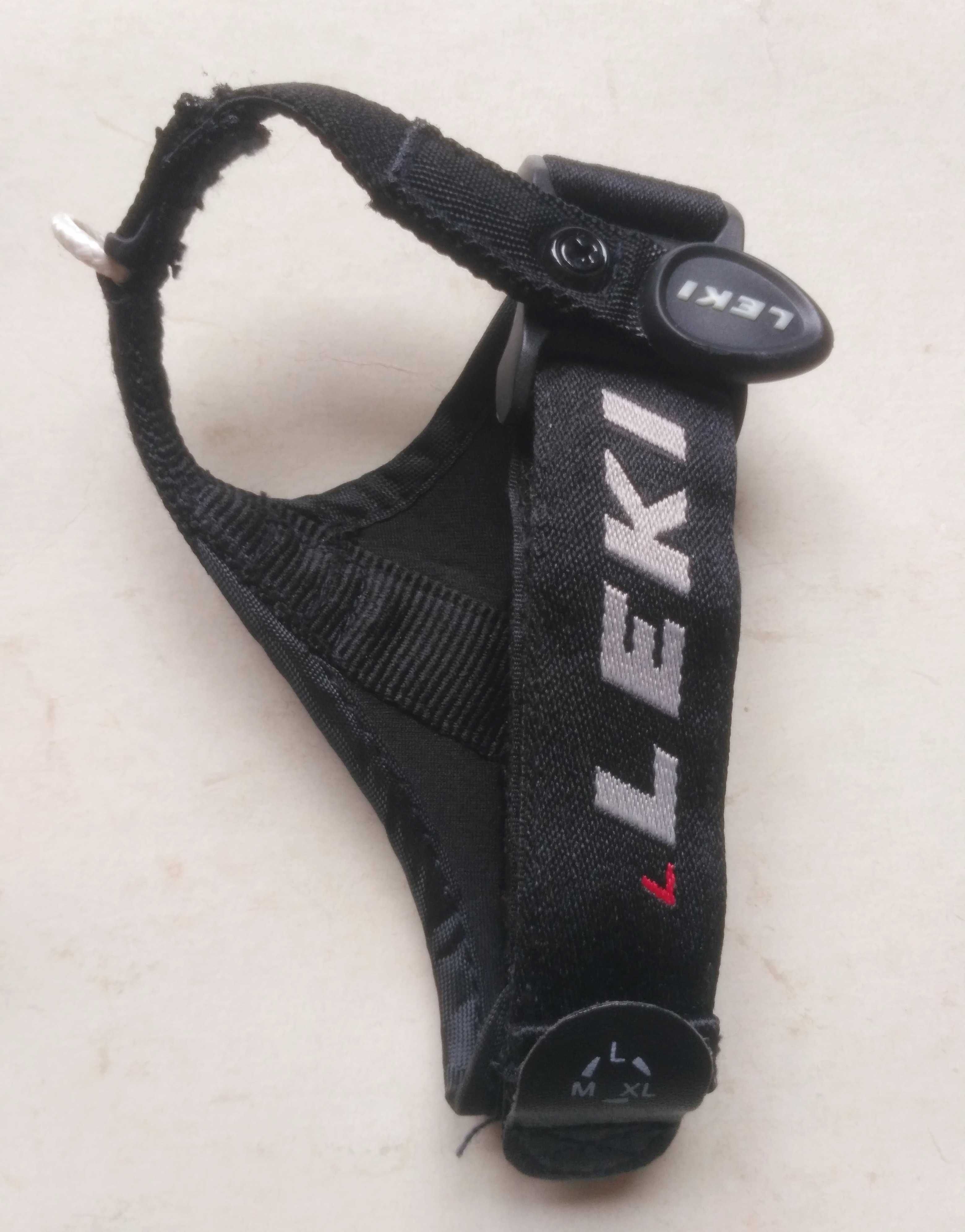 LEKI TRIGGER S Vario Strap Темляк Alpine M/L/XL black-silver Ремінець