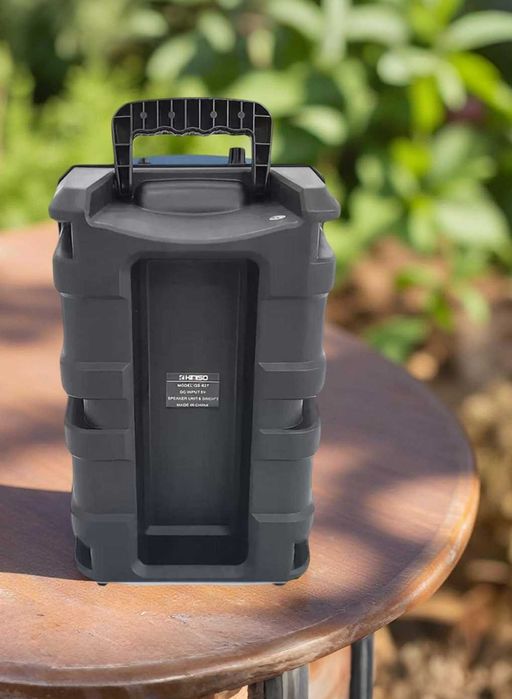 Колонка портативна з караоке з підсвічуванням колонка чемодан