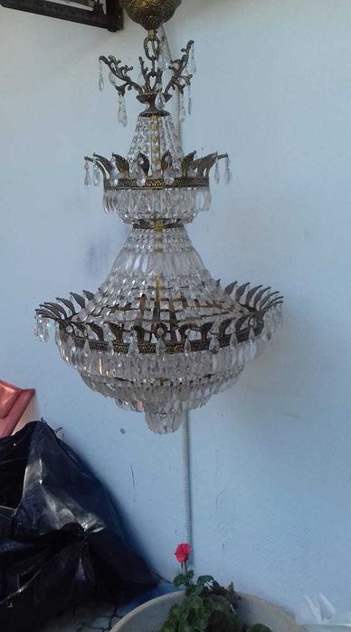 Lustre em cristal vintage