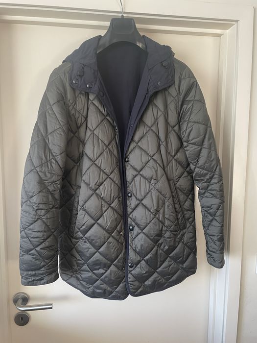 Parka reversivel verde/azul