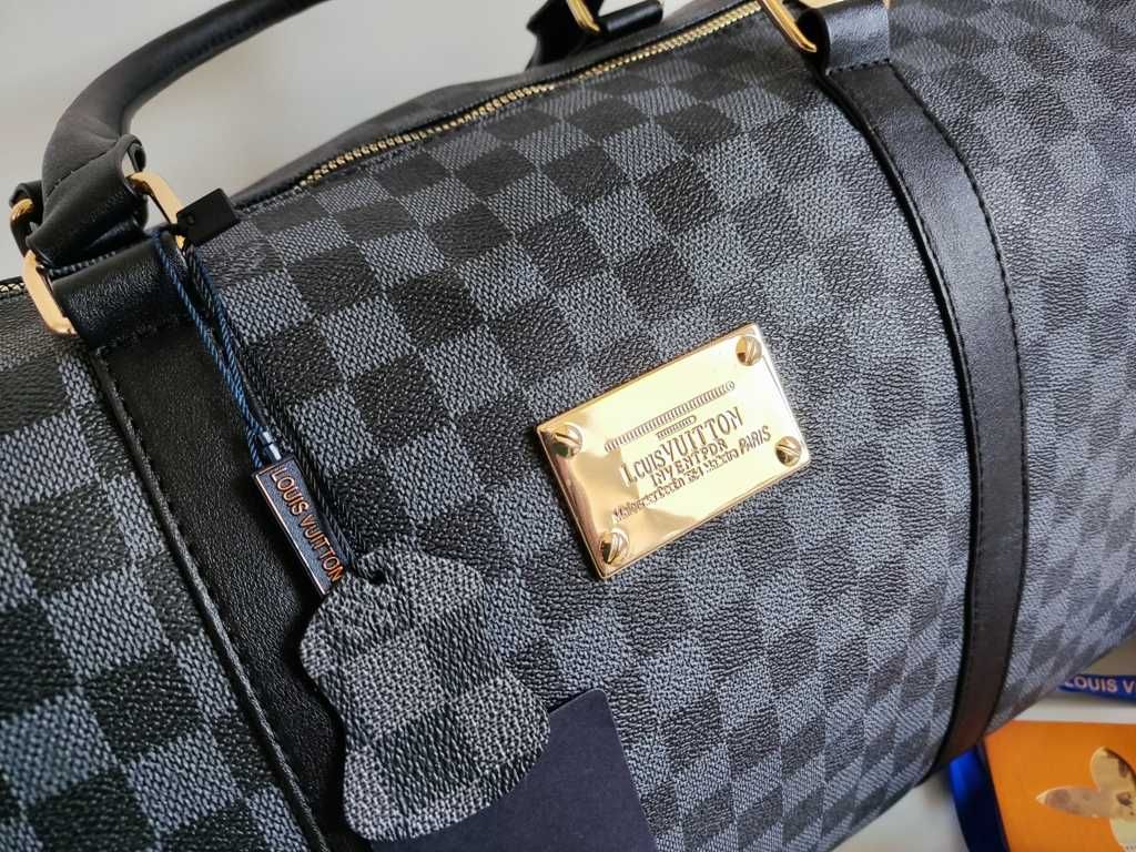 Louis Vuitton Torba podróżna, na siłownię, weekendowa, skóra 996-4