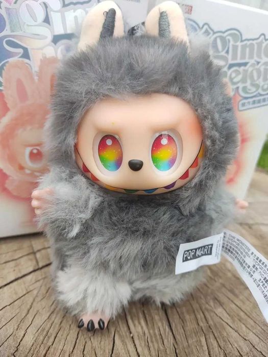 Рідкісний райдужний лабубу сюрприз брелок секретний сірий Labubu