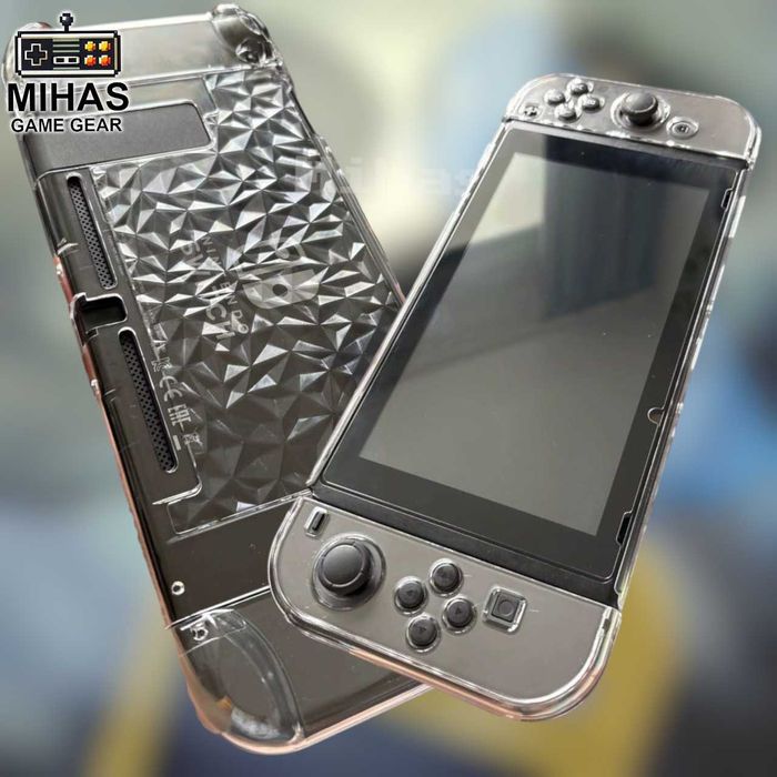 Чохол для Switch v1, v2 / OLED - Прозорий бампер захист корпусу