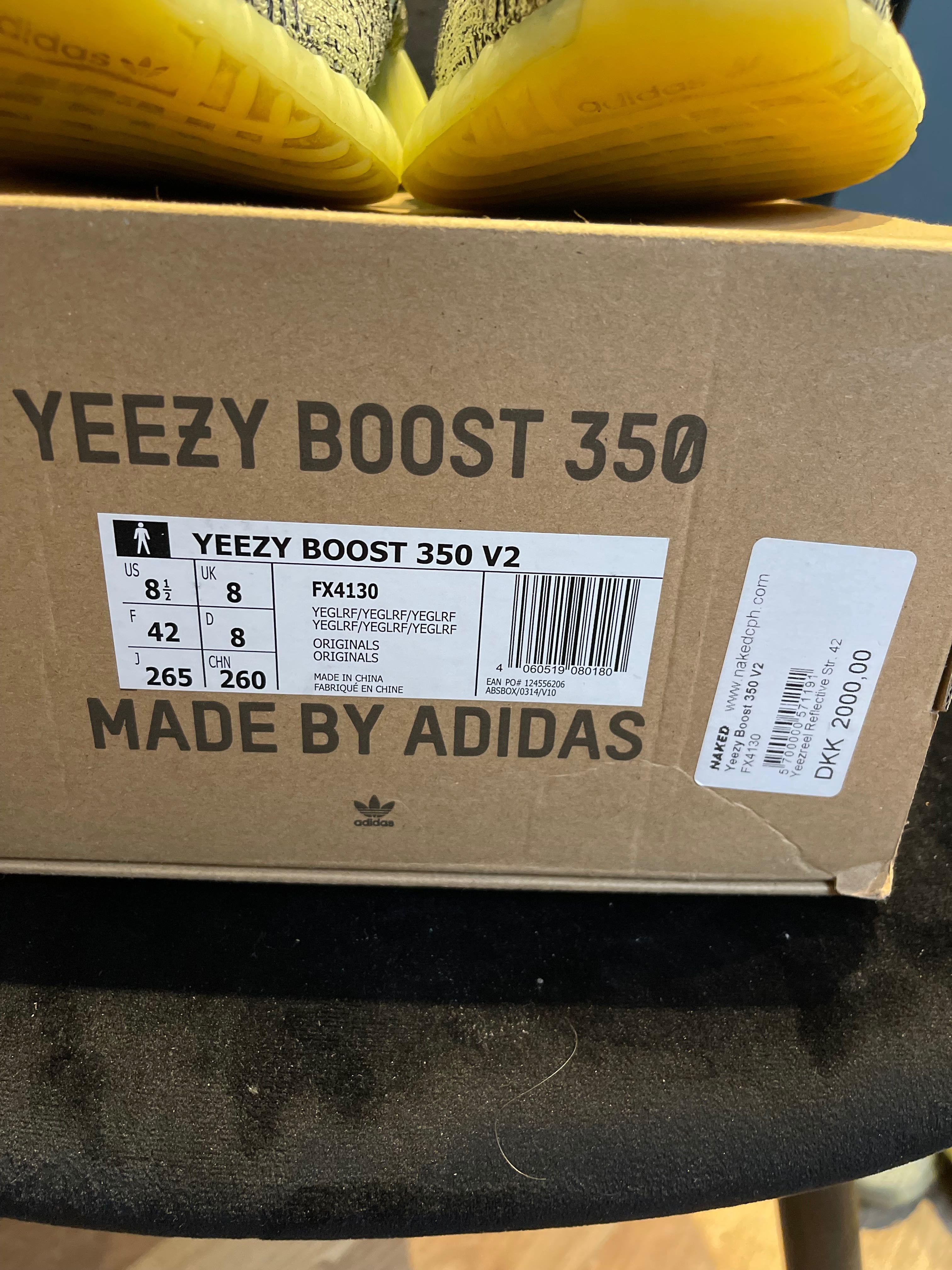 adidas Yeezy boost 350 v2 yeezreel reflective 42 black grey  500 700
