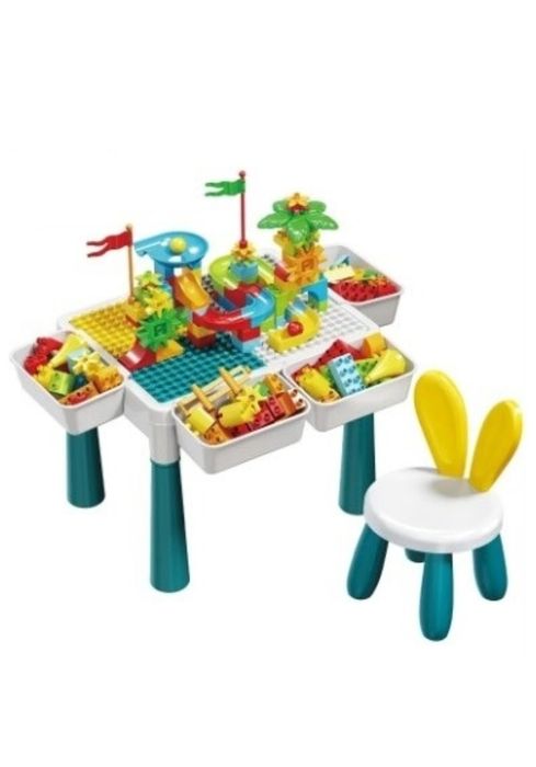 Ігровий столик - трансформер зі стільцем + конструктор
