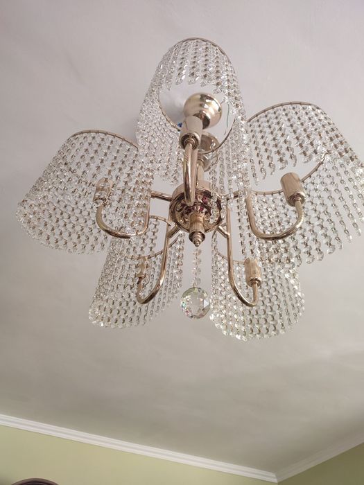 Люстра лампа хрусталь