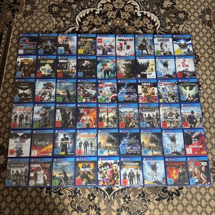 Продам игры на Ps4 Playstation 4 есть опт а также продаж отдельно