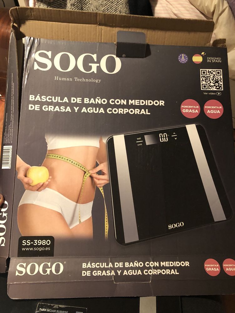 Balança Corporal Digital SOGO Bab-Ss-3980 (Peso máximo 150 kg)