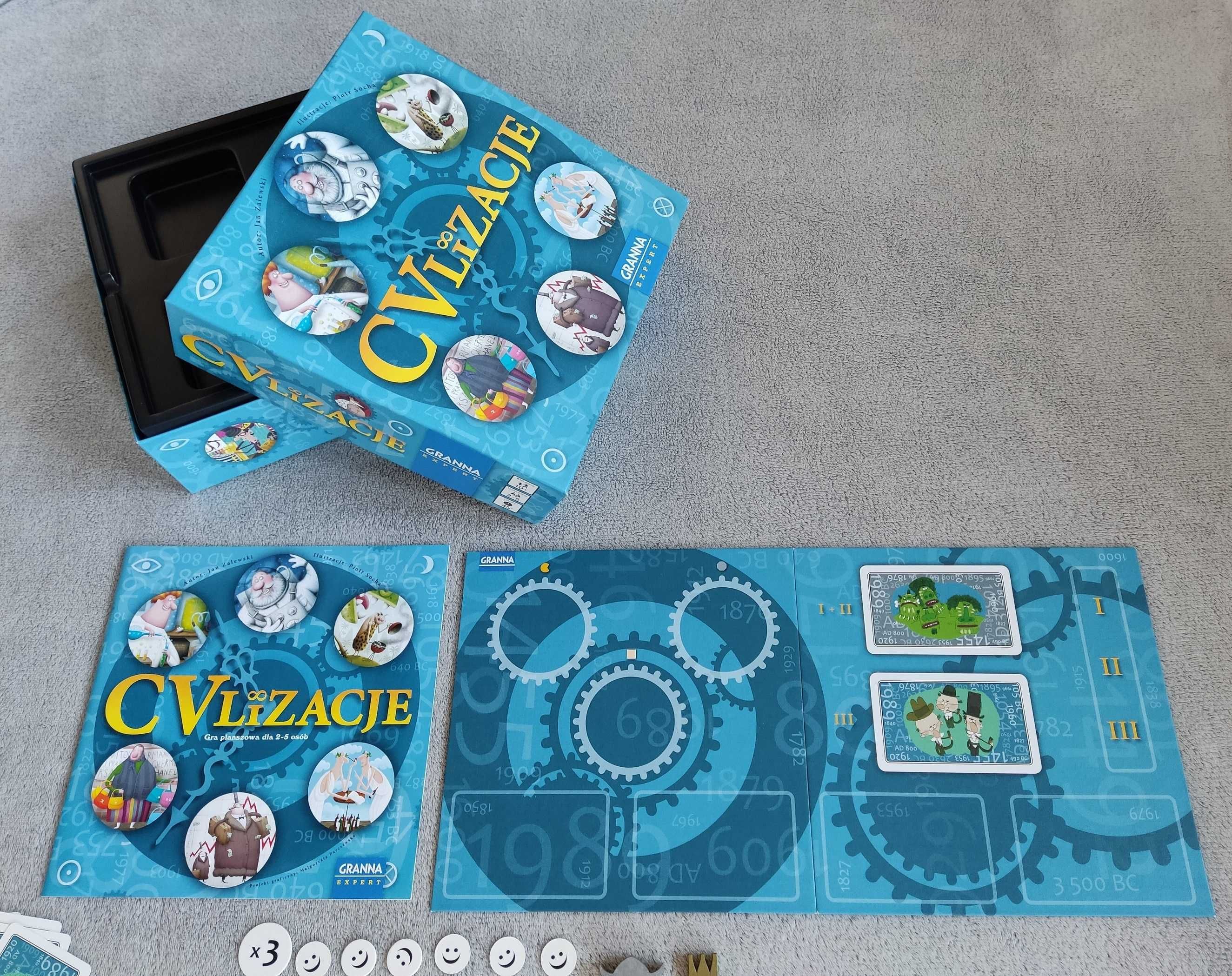 gra Cvlizacje Granna Expert BDB stan 10+
