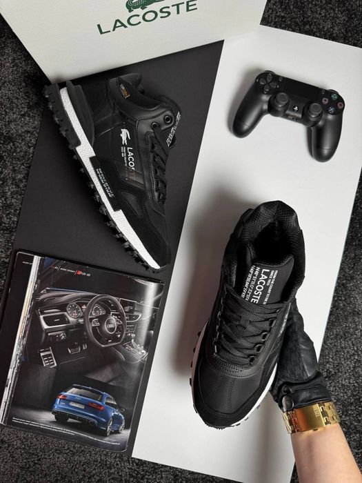 Кросівки чоловічі зимові Lacoste Elite Active High Fur 41-46р на хутрі