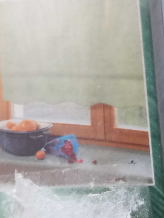 2 x Roleta okienna zwijana z falbaną