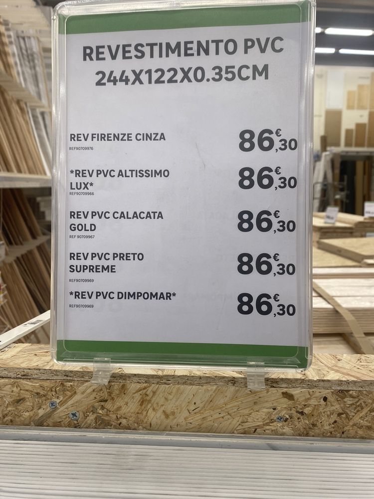 Revestimento PVC