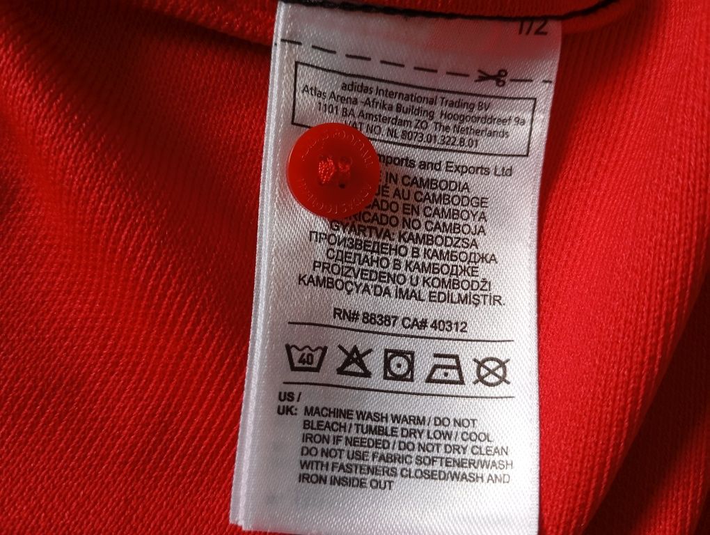 Bluzka, koszulka z krótkim rękawem polo Adidas roz. S