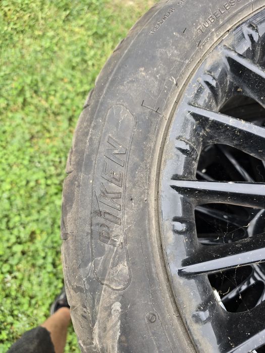 Alu 17 5x110 opony prawie nowe lato alfa