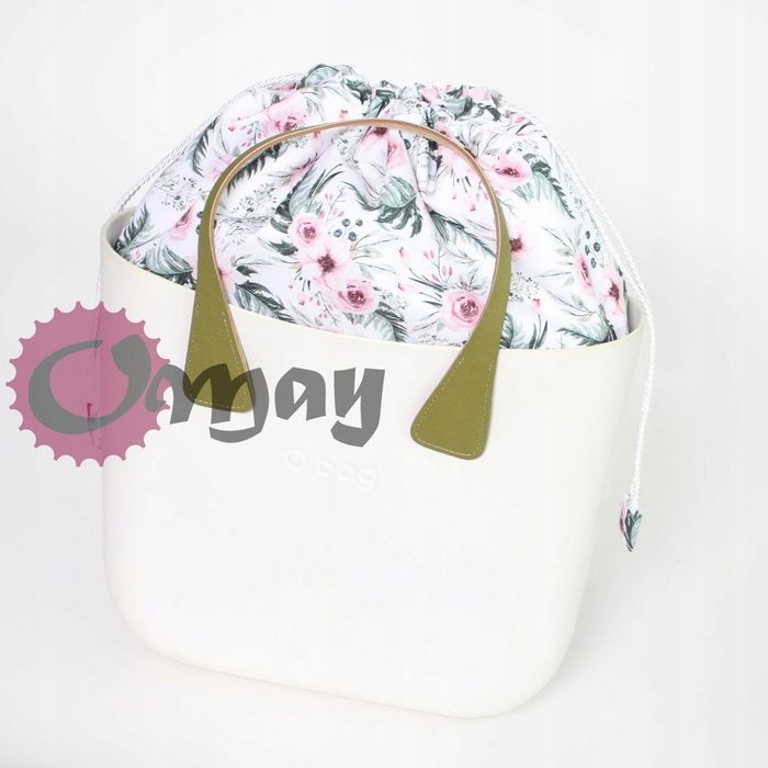 organizer OBAG MINI worek różany ogród róże 2 kieszenie komin OMAY