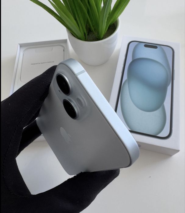 Iphone 15 128gb blue Идеал Neverlock