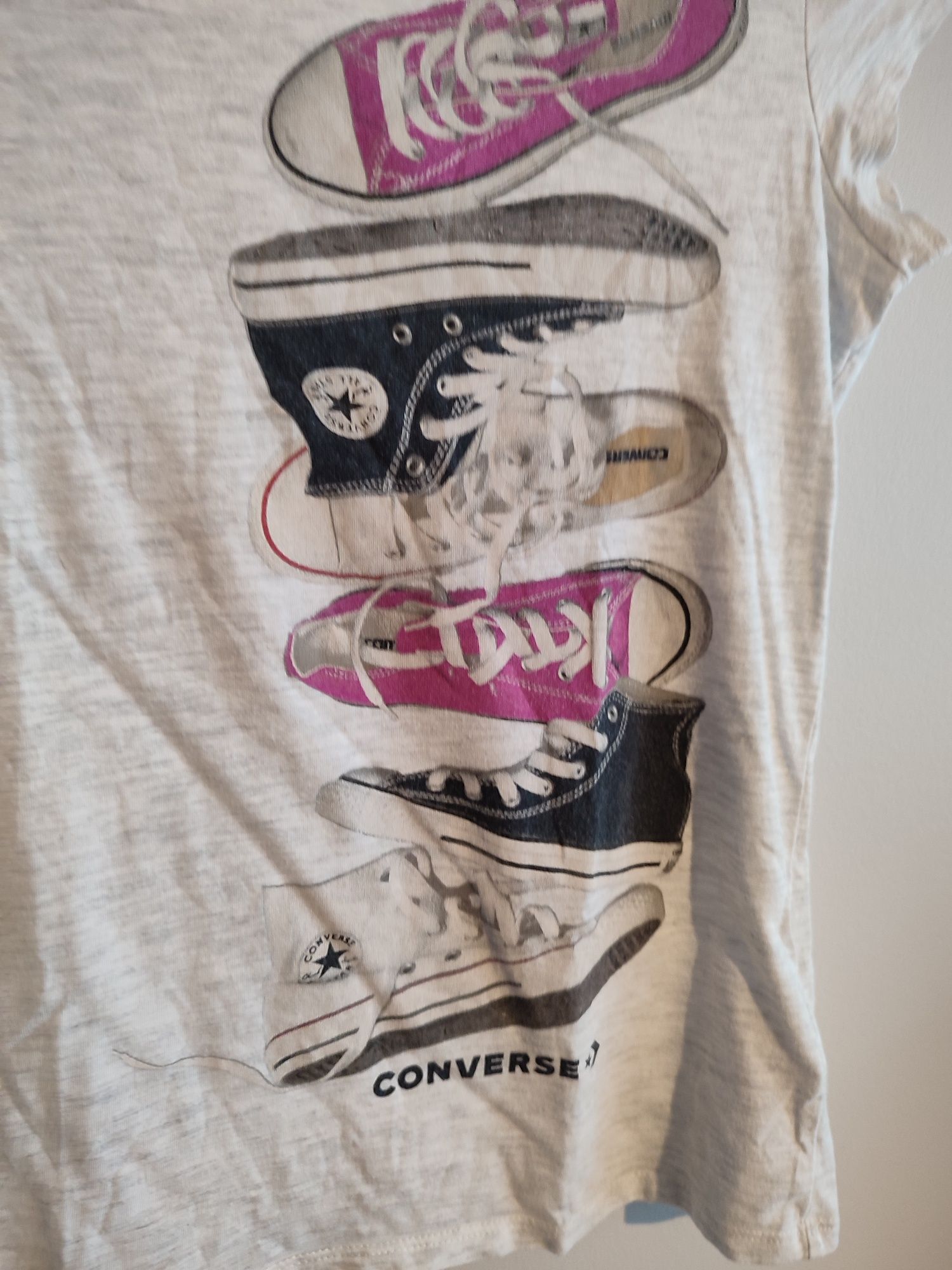 T-shirt Converse 152cm szary