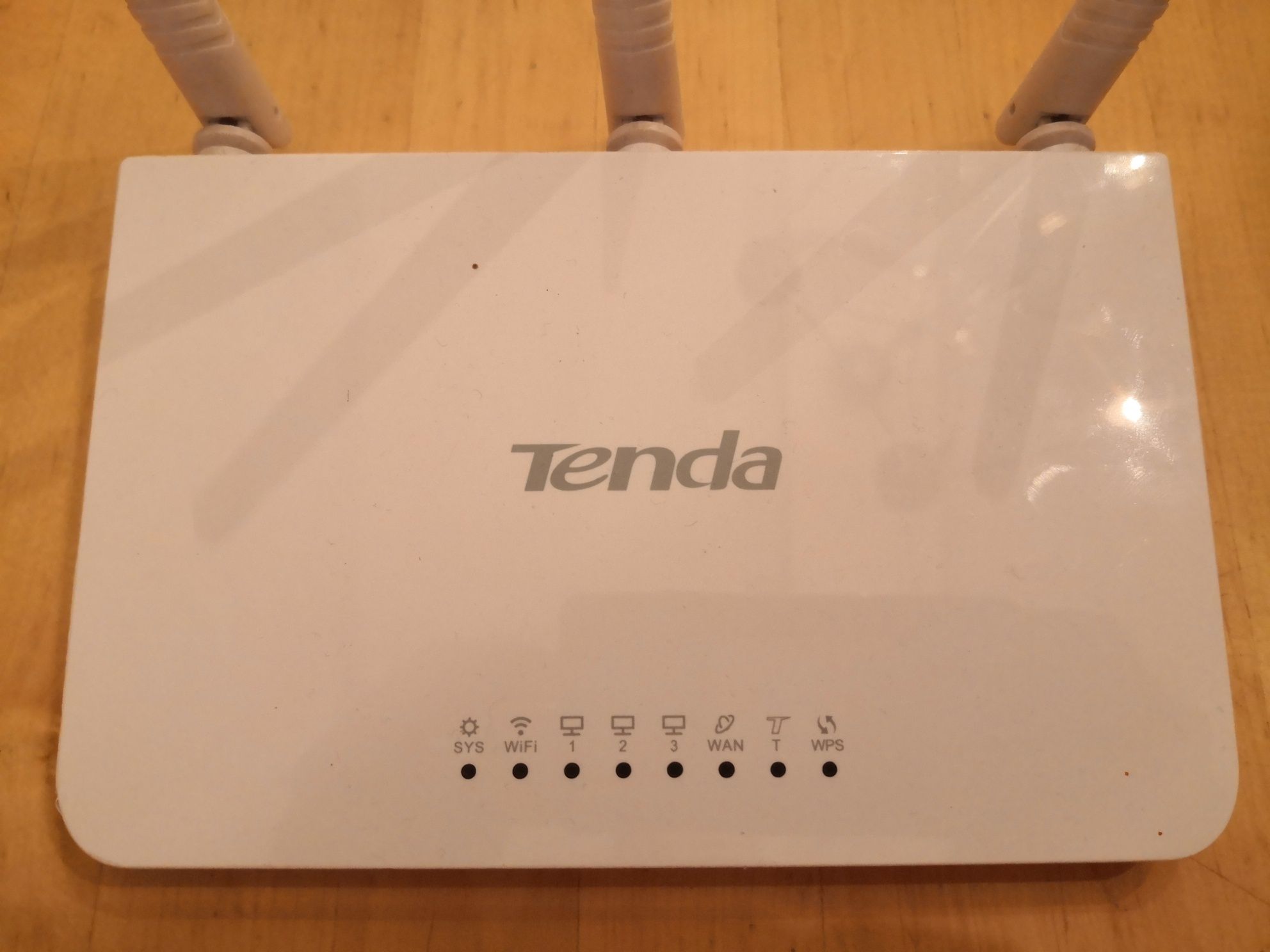 Ruter Tenda Wireless N300 Easy zasilacz 9V