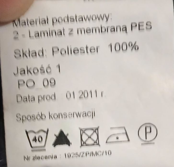 Kurtka służbową policyjna zimowa