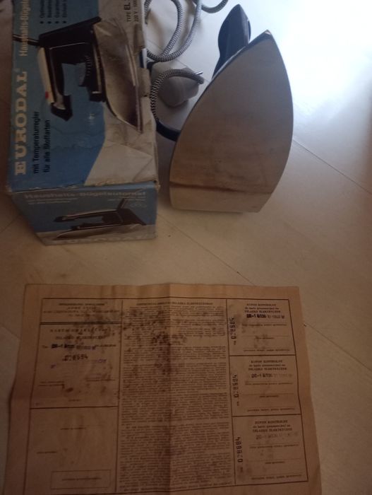 Żelazko PRL 1986