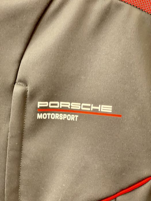 M/L Porsche Motorsport softshell kurtka zamek czarna ciepła Oryginał
