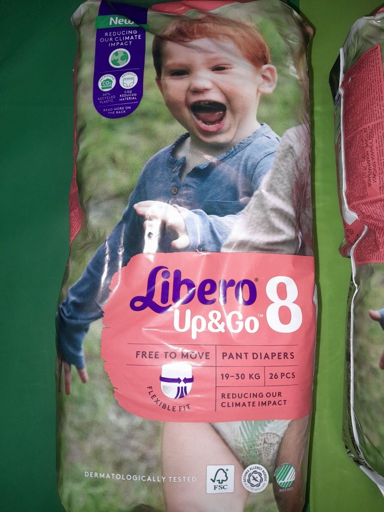 Продам памперсы-трусики Libero 8 на вес 19-30 кг,26 шт/в упаковке