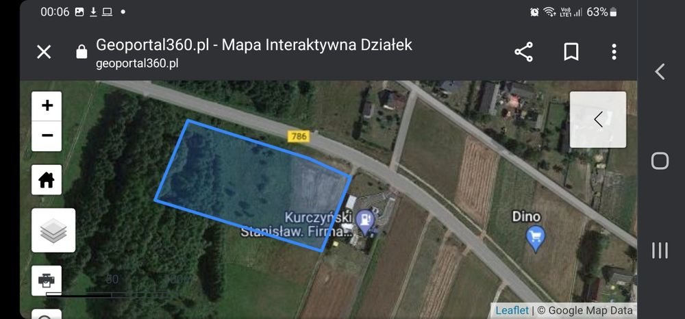 Sprzedam działkę w Rudzie Strawczyńskiej o powierzchni 8481m2