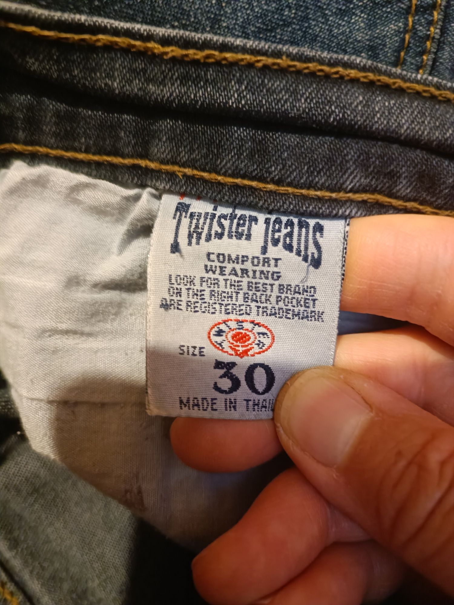 Mega szerokie dzwony Casual jeans Twister