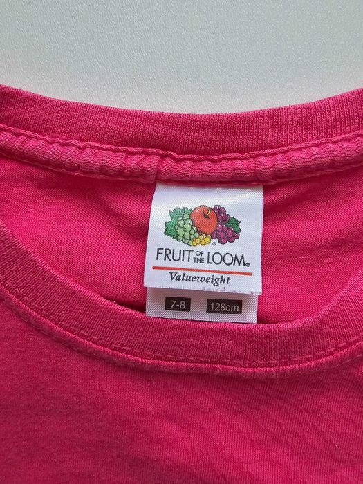 Uśmiech różowa koszulka dziecięca na krótki rękaw r. 128