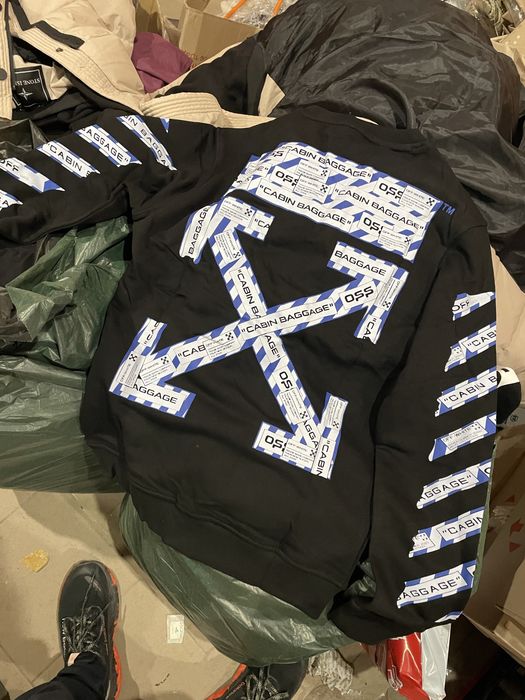 Свитшот OFF-WHITE, батник , реглан, кофта худи