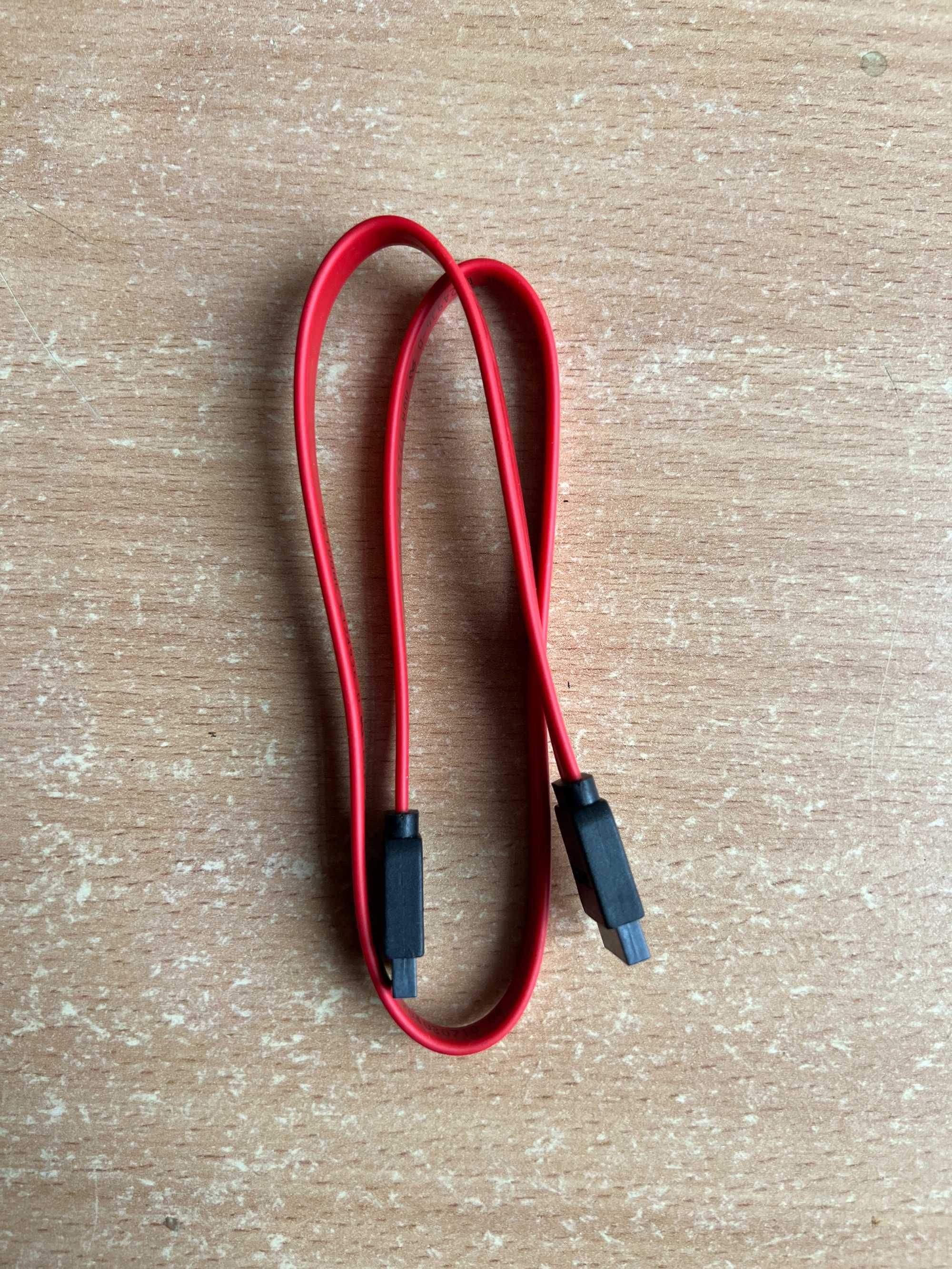 Кабель ATcom SATA 0.5m Red