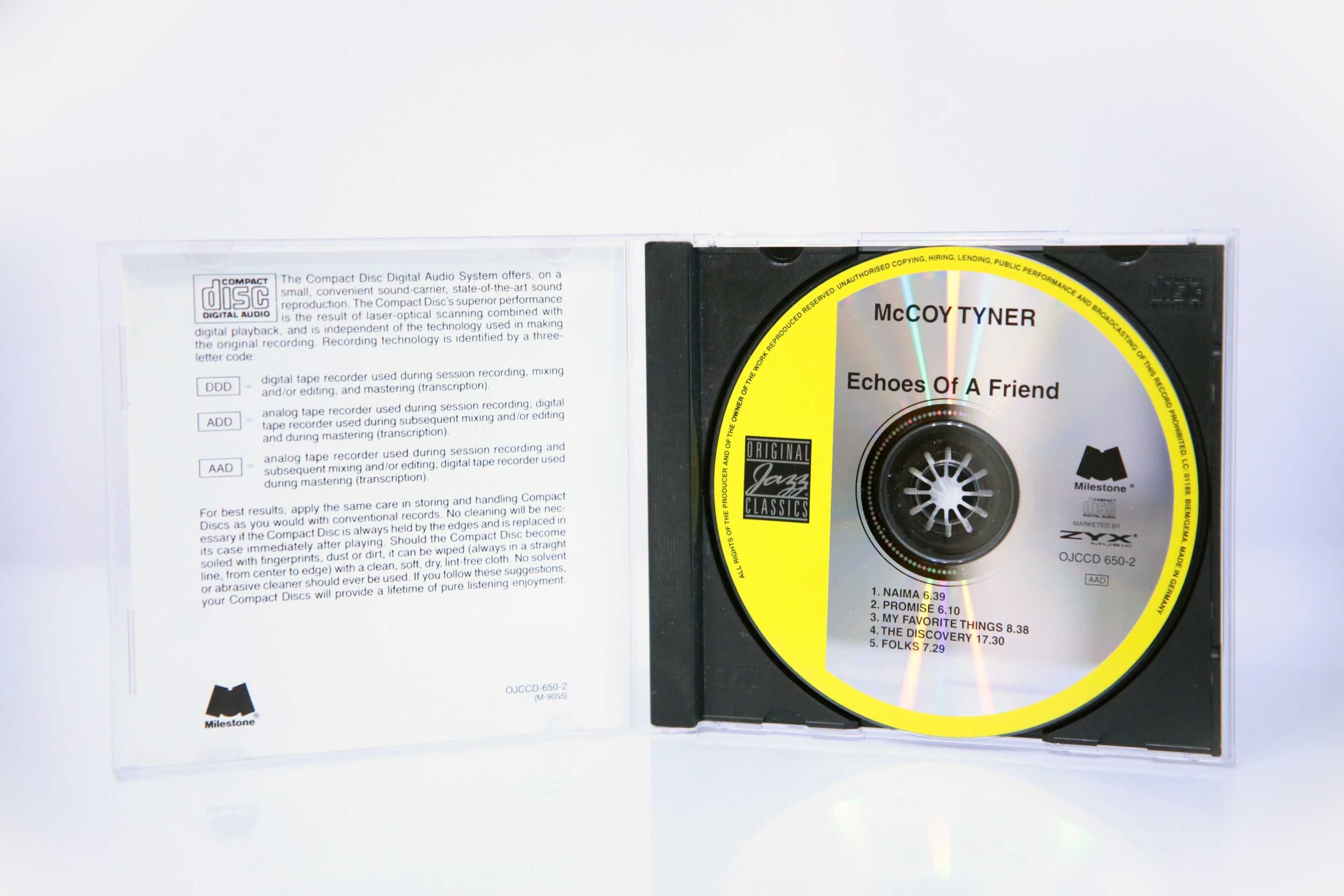CD McCoy Tyner - Echoes Of a Friend
