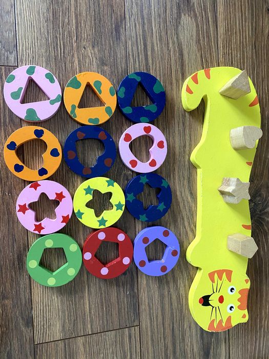 Zestaw zabawek drewnianych - Melissa&Doug, Ikea, rękodzieło