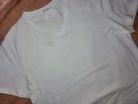 RESERVED biała bawełniana Koszulka Bluzka T-shirt Slim fit NOWY zMetką