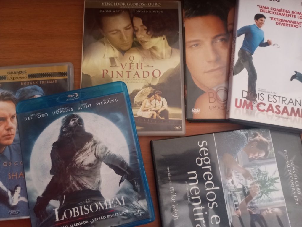 Vários DVDs filmes