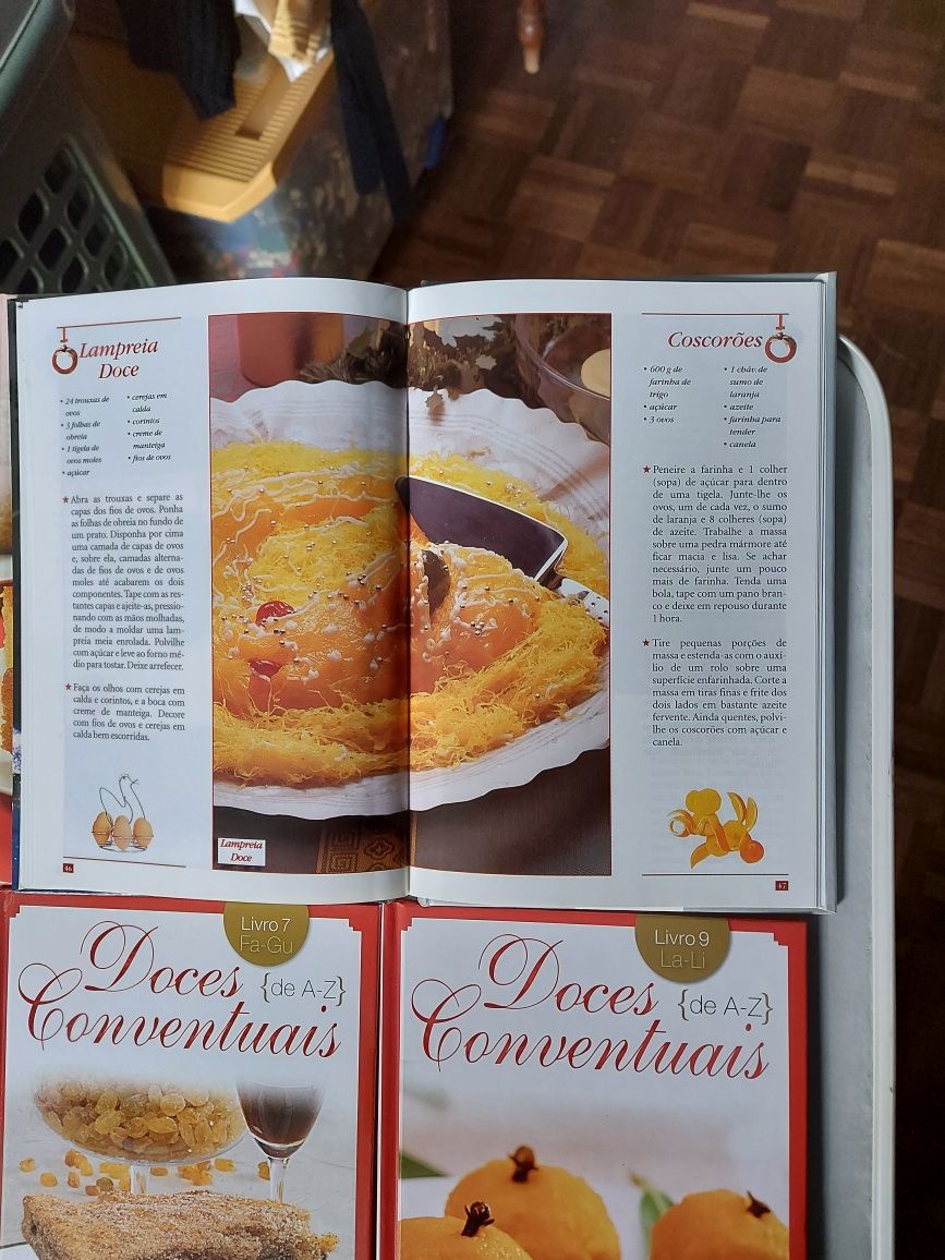 8 livros de culinaria da revista Actvia, Doces.