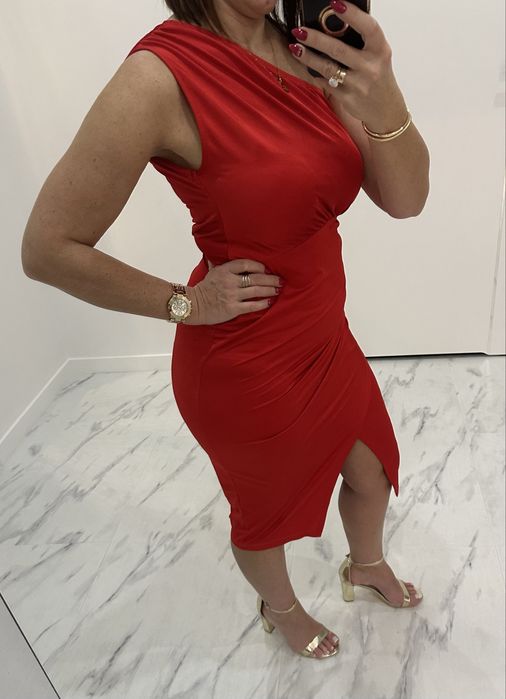 Sukienka na jedno ramię XL sexy