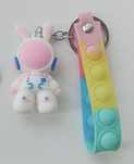 Porta-chaves anti-stress com astronauta