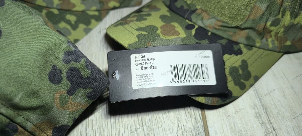 Кепка Helikon Tex Baseball Cap PolyCotton Ripstop Flecktarn бейсболка