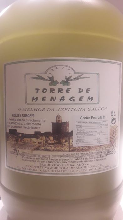 Azeite Virgem Alto Alentejo Acidez 0.7