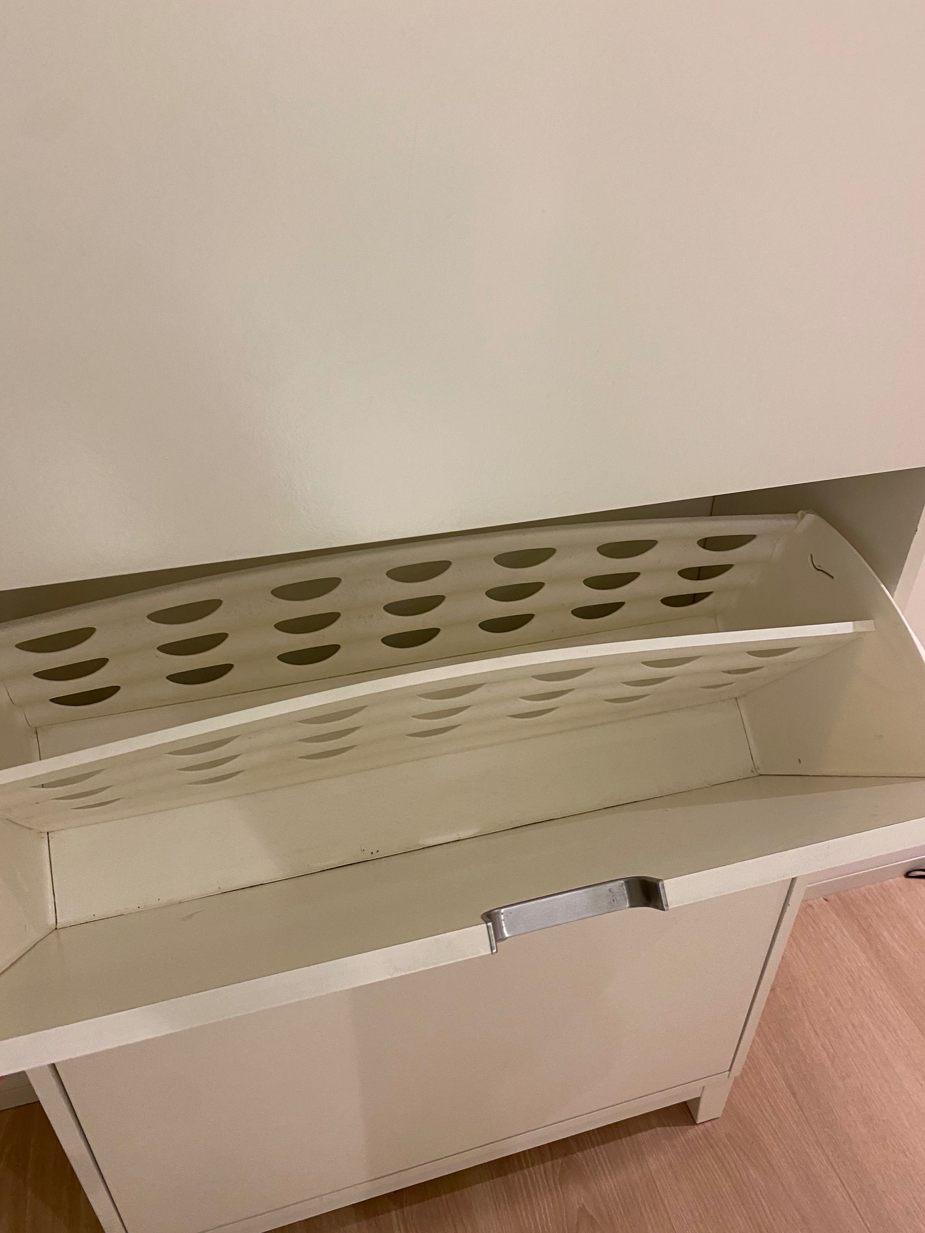 Ställ Sapateira c/3 compartimentos, branco