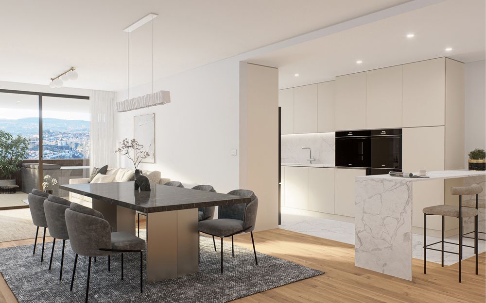 Apartamento T3 com Piscina Privativa e Vistas sobre o Rio Douro