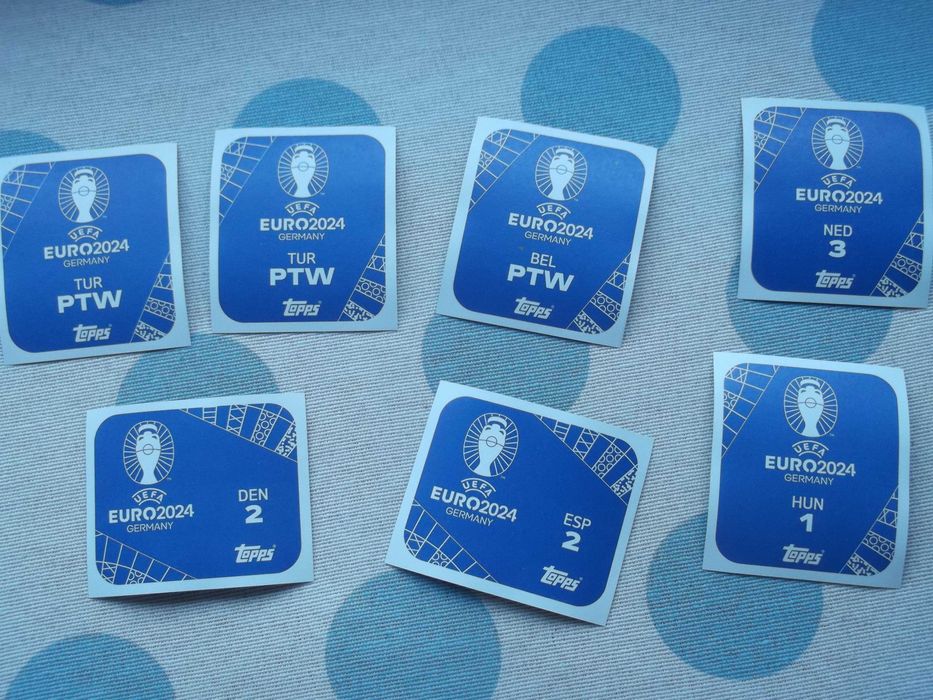 Cromos paralelos de Euro 2024