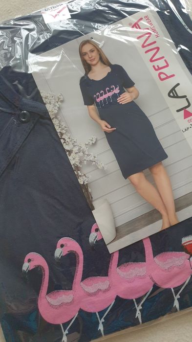 M 38 10 Koszula ciążowa do porodu szpitala karmienia odpinana rozpinan