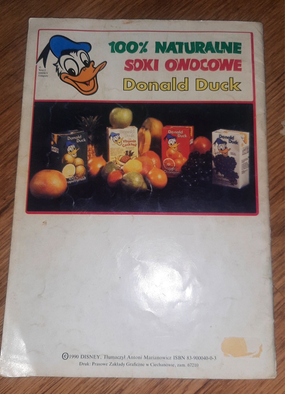 Komiks z 1990 r. Mickey Mouse,  Walt Disney